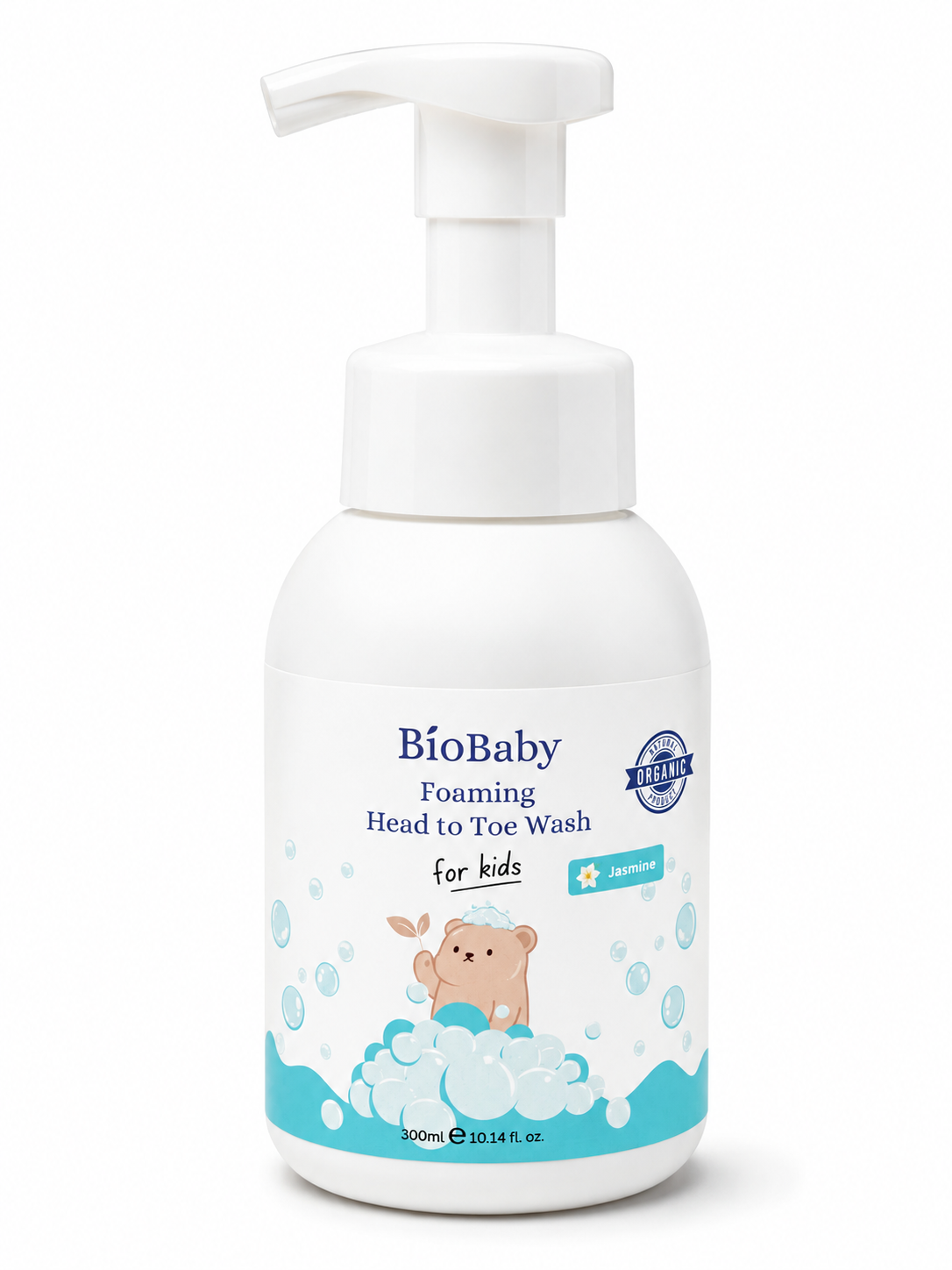 BioBaby™ Organic Kids Foaming Head to Toe Shampoo